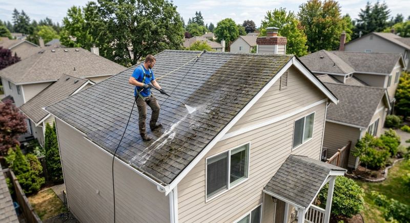 Asphalt Shingles Cleaning in Vancouver, WA