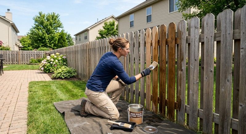Cedar Fence Sealing in Kansas City, KS