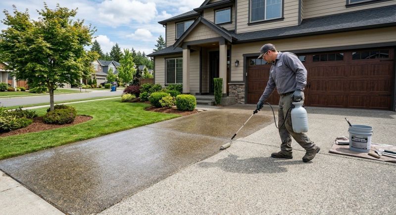 Concrete Driveway Sealing in Tacoma, WA