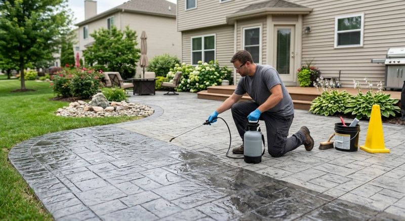 Concrete Patio Sealing in Tacoma, WA