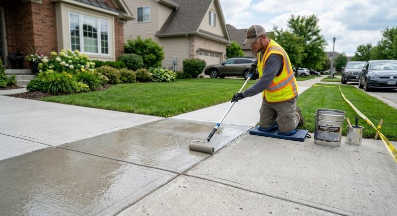Concrete Walkway Sealing in Gig Harbor, WA