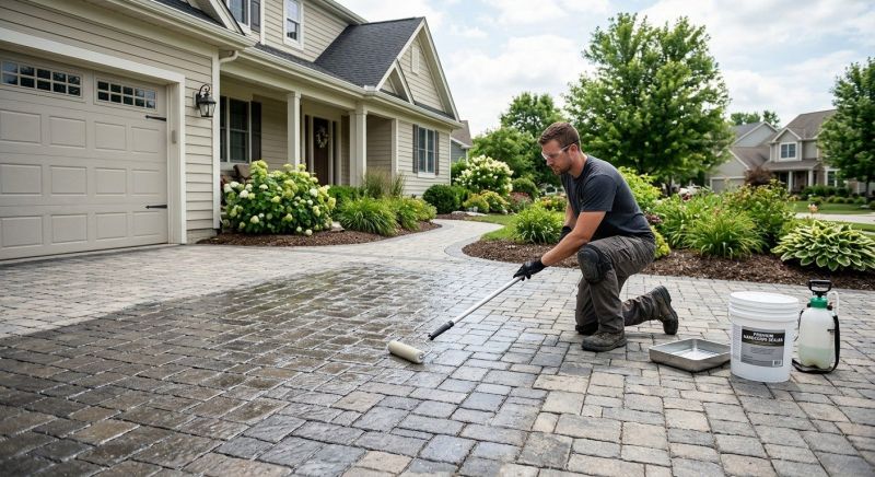Paver Driveway Sealing in Gig Harbor, WA