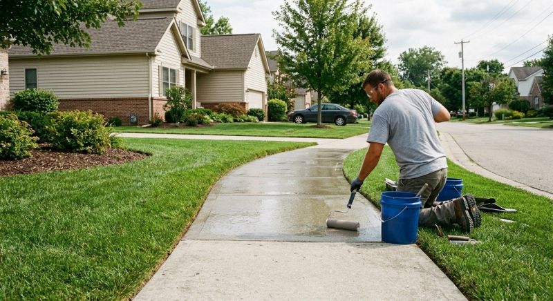 Sidewalk Concrete Sealing in Puyallup, WA