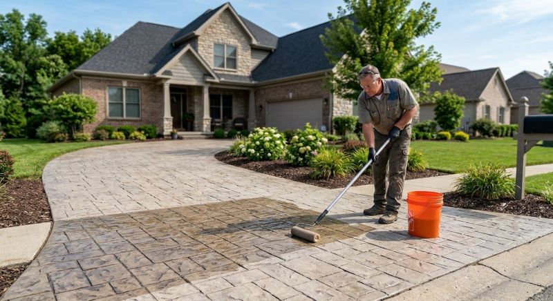 Stamped Concrete Sealing in Seattle, WA