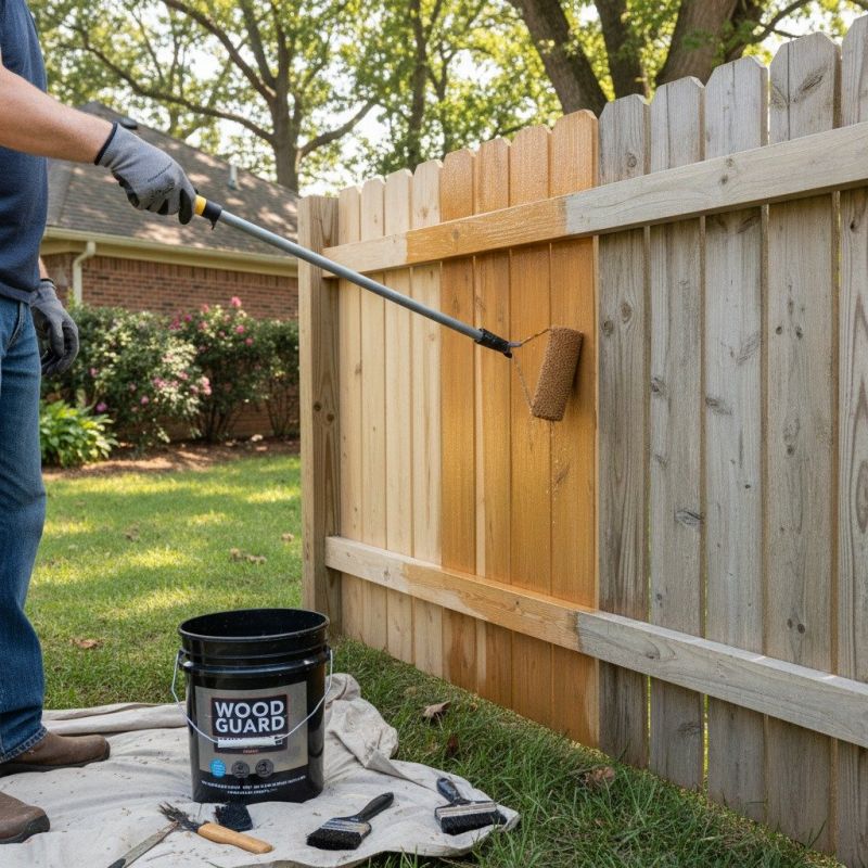 Cedar Fence Sealing in Puyallup, WA