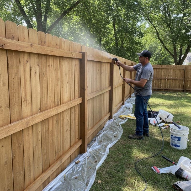 Cedar Fence Sealing in Alpharetta, GA