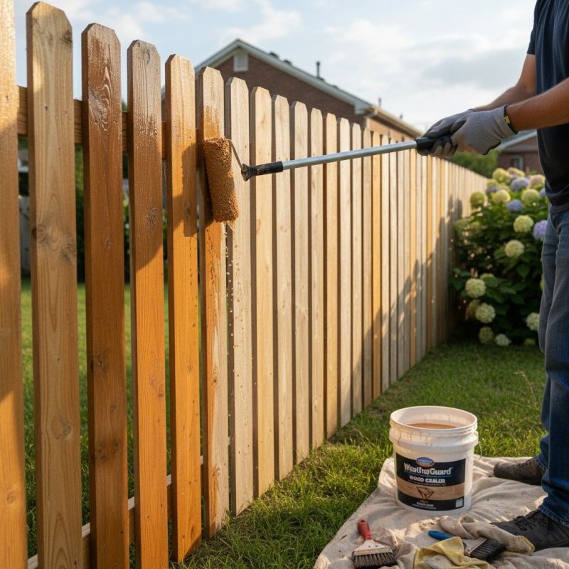 Cedar Fence Sealing in Seattle, WA