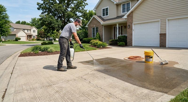 Concrete Driveway Sealing in Alpharetta, GA
