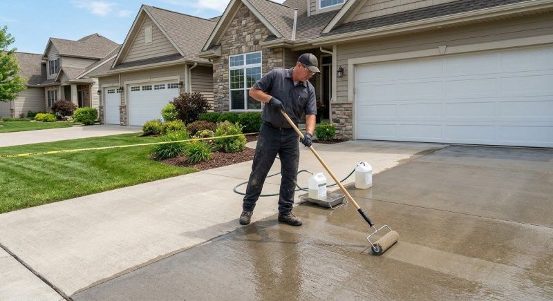 Concrete Driveway Sealing in Gig Harbor, WA