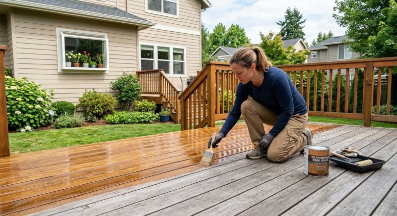 Deck Sealing in Renton, WA