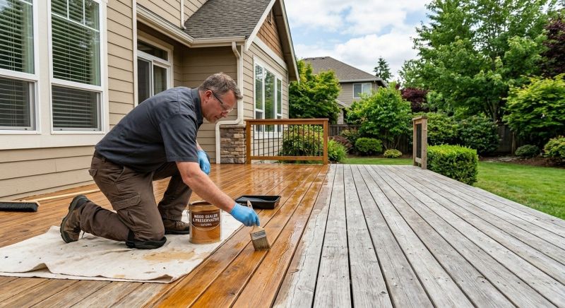Deck Sealing in Puyallup, WA