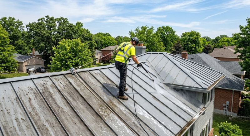 Garage Roof Cleaning in Vancouver, WA