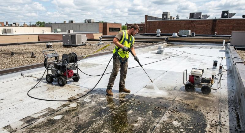 Garage Roof Power Washing in Vancouver, WA