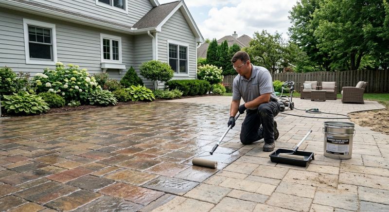 Paver Driveway Sealing in Puyallup, WA