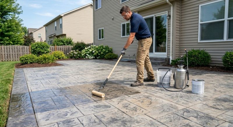 Porch Concrete Sealing in Kansas City, KS
