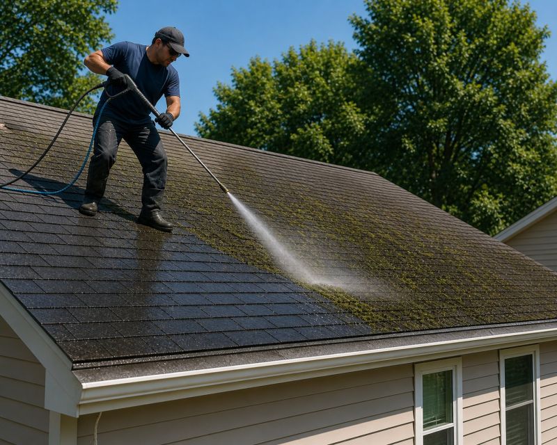 Roof Stain Removal in Vancouver, WA