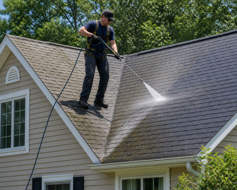 Shingle Roof Washing in Vancouver, WA