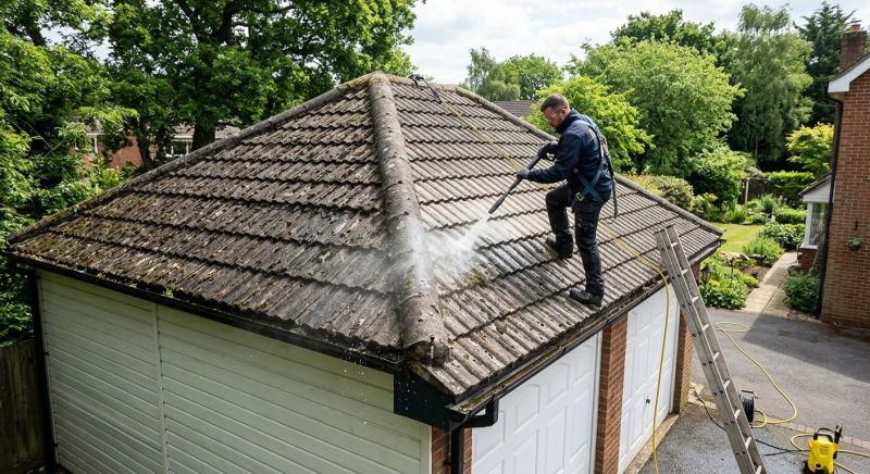 Slate Roof Power Washing in Vancouver, WA